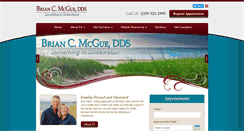 Desktop Screenshot of mcguedental.com